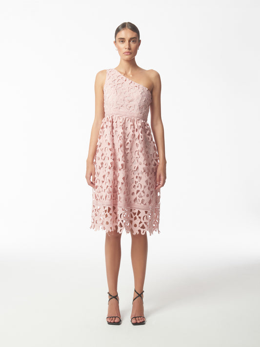 SOUR FIGS One Shoulder Lace Dress