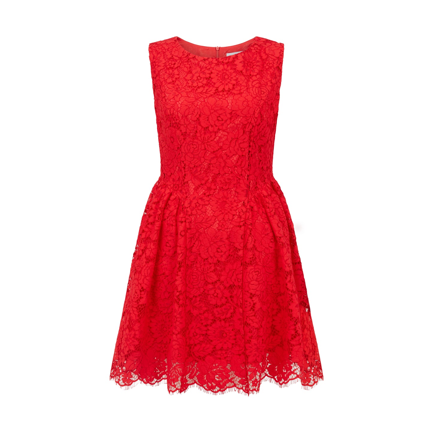 SOUR FIGS cherry red lace dress for weddings, parties, and special occasions