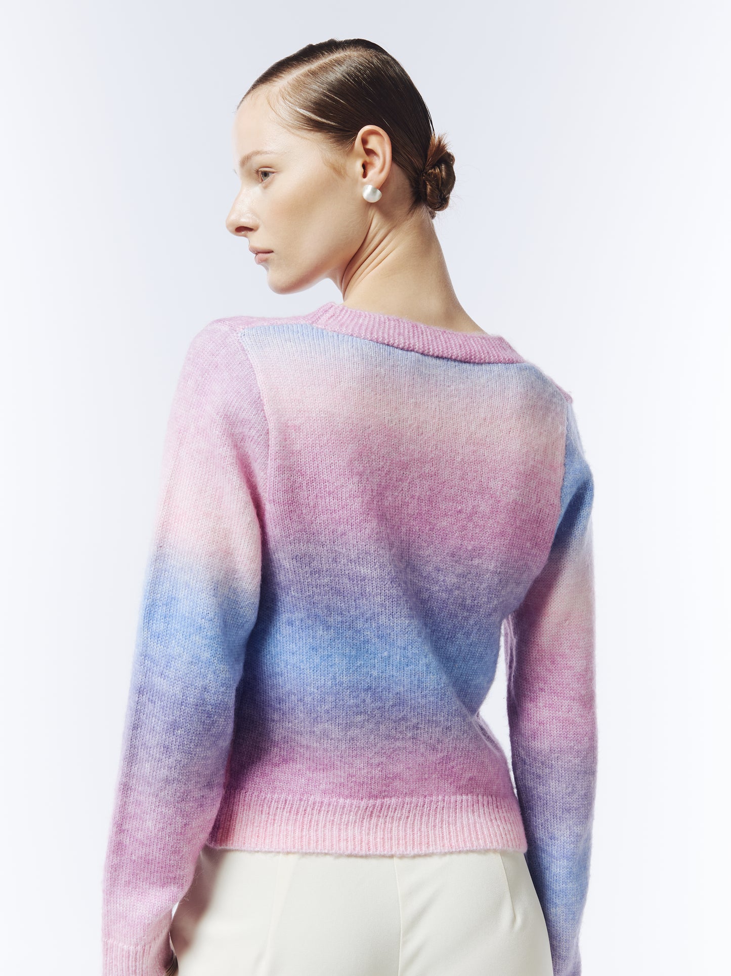 Sour Figs lightweight pastel cardigan with unique colour variation